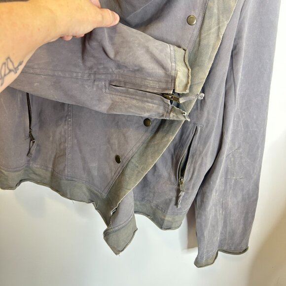 Stylish Gray Women's Jacket - Picture 5 of 13